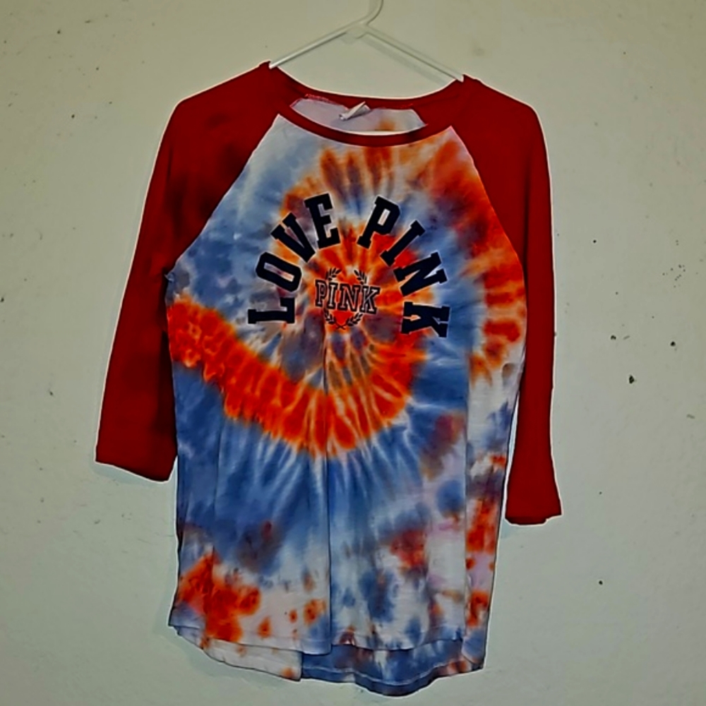 PINK by Victoria Secret Tie-dyed Top